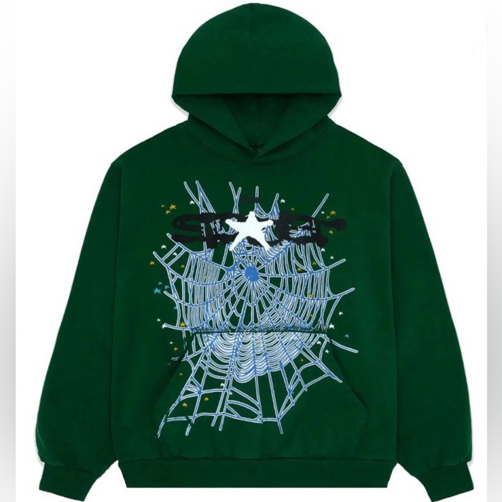 Sp5der hoodie 
Small
Hunter Green
